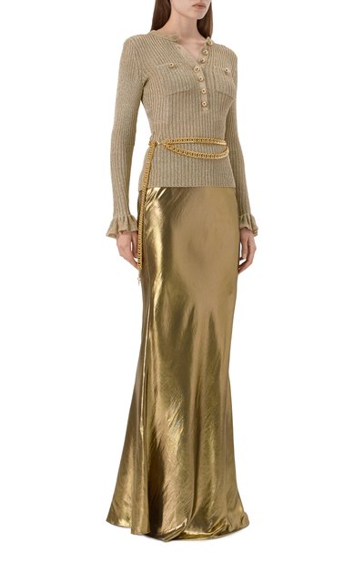 Пуловер из вискозы SELF-PORTRAIT, арт. SC25011TGD, фото 2