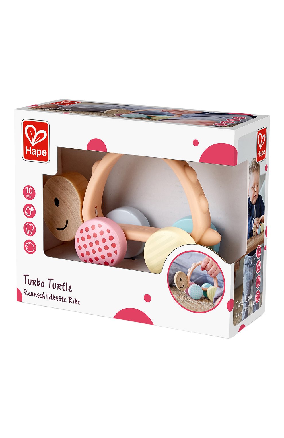 Игрушка-каталка черепашка тито HAPE, арт. E8516_HP, фото 2