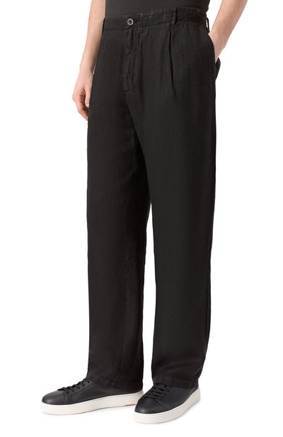 Льняные брюки 120% LINO, арт. 33ALIM29PV/D943/000, фото 3