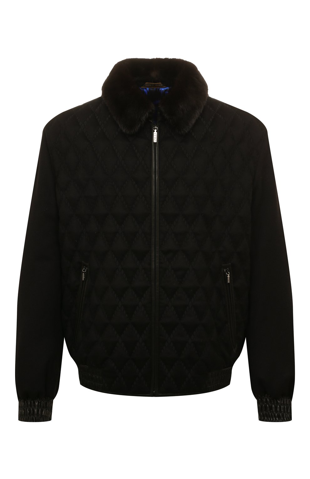 Кашемировый бомбер с воротником из норки ZILLI, арт. MAQ-EVANS-03001/2005, фото 1