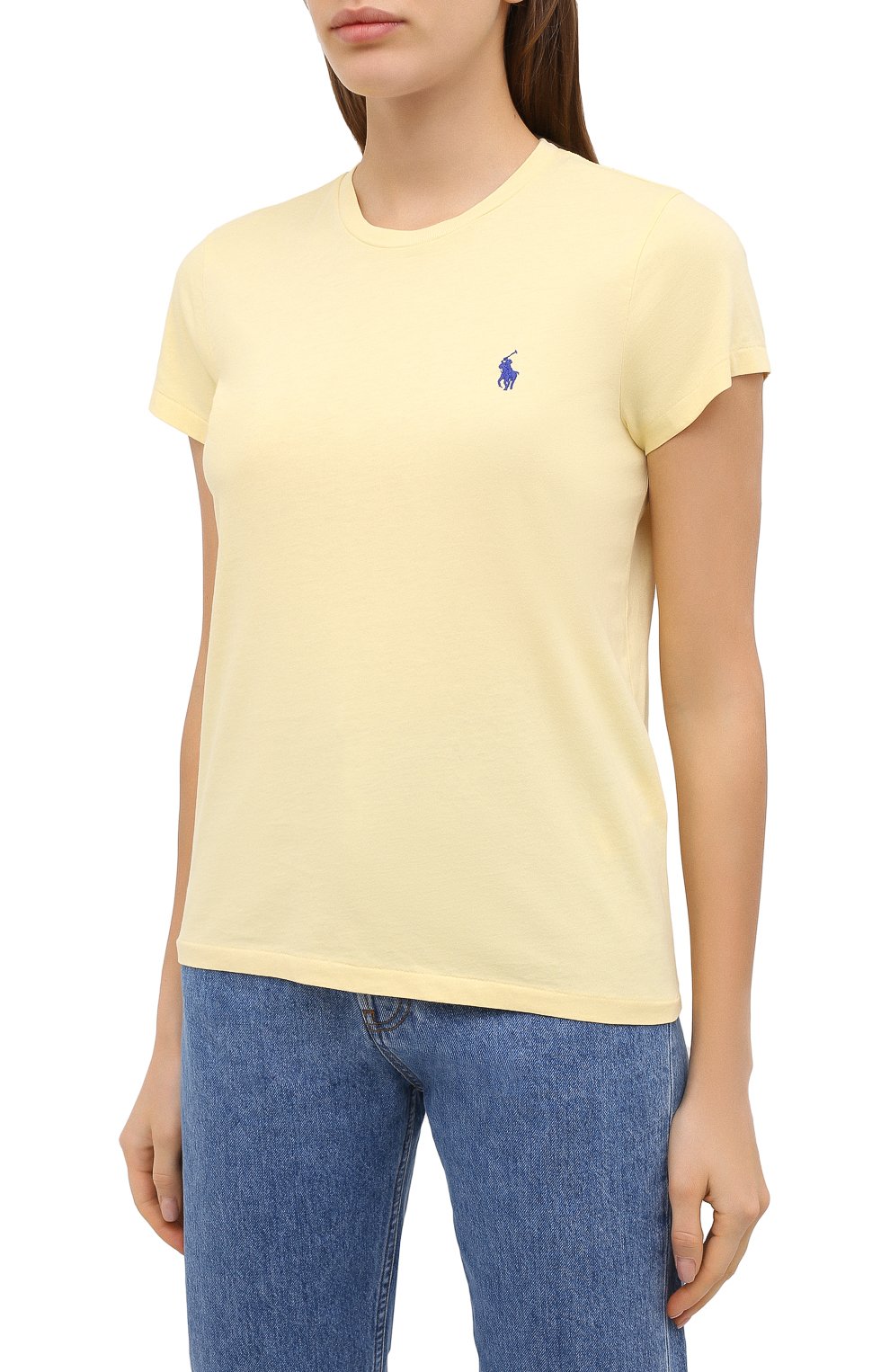 Хлопковая футболка POLO RALPH LAUREN, арт. 211734144, фото 3