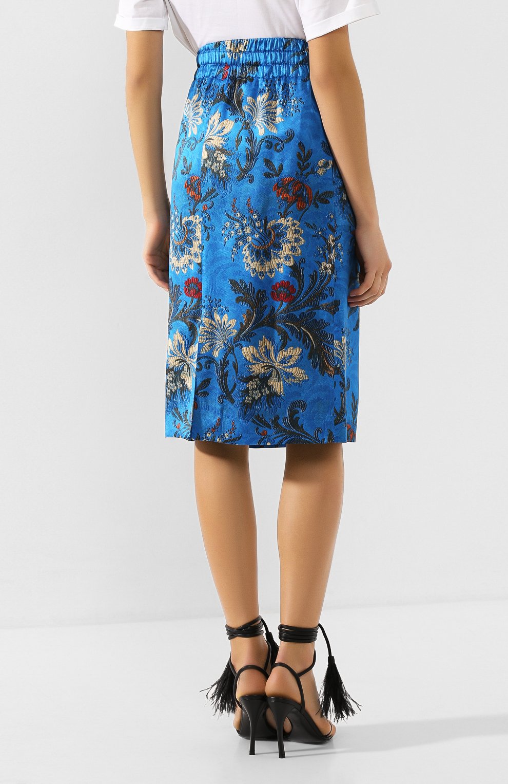 Шелковая юбка DRIES VAN NOTEN, арт. 201-10895-9413, фото 4