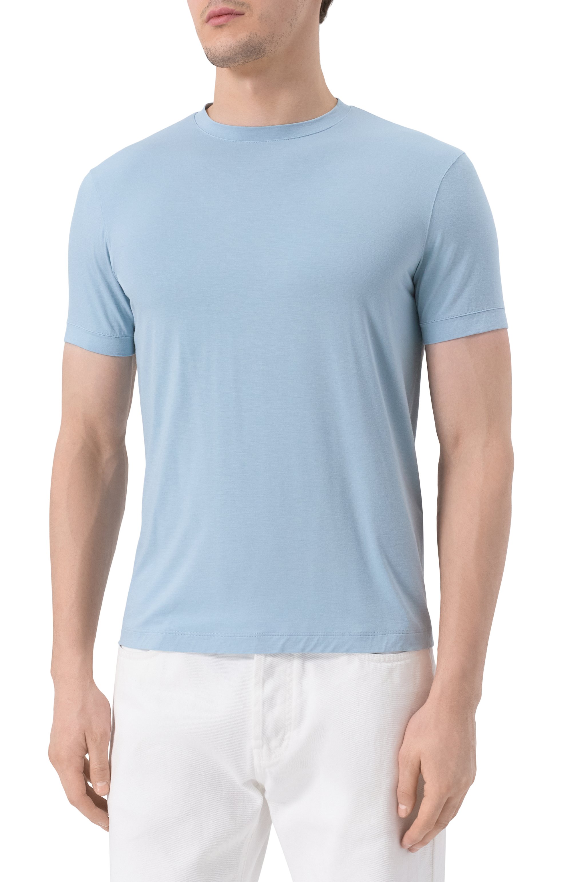 Футболка из вискозы GIORGIO ARMANI, арт. 8NST52/SJP4Z, фото 3