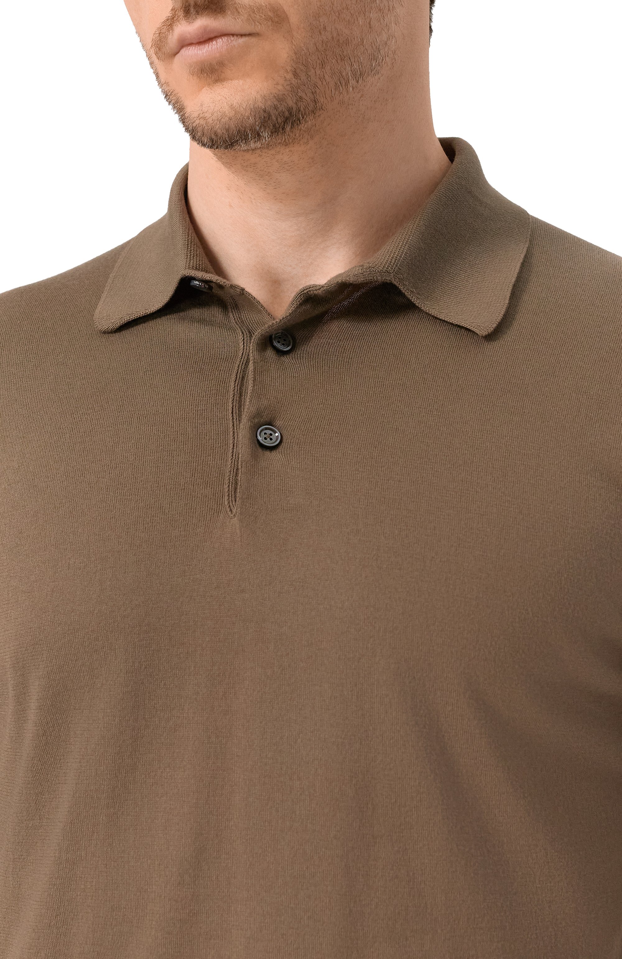 Хлопковое поло KITON, арт. UMKXX35_001, фото 5