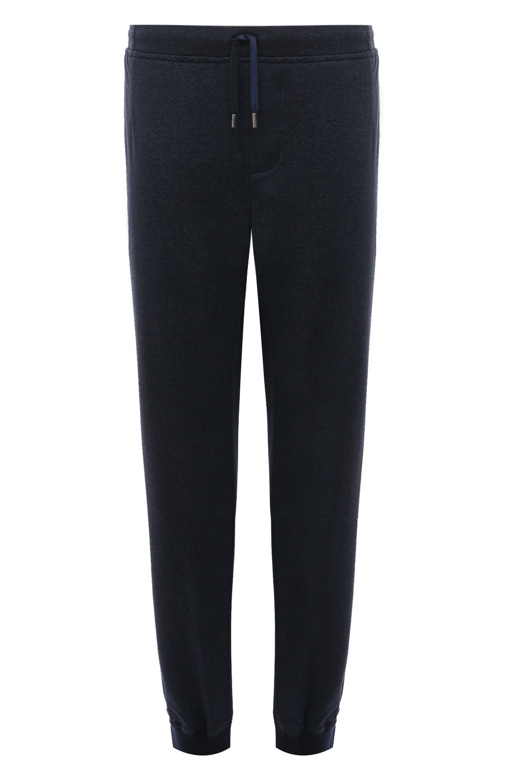 Джоггеры из шелка и хлопка MVST темно-синего цвета по цене 133000 руб., арт. 13M717.MT00.MUST/58-62, фото 1 Джоггеры из шелка и хлопка MVST, арт. 13M717.MT00.MUST/58-62, фото 1