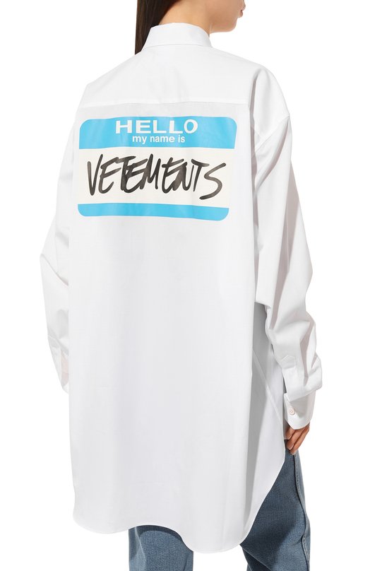 фото Хлопковая рубашка vetements