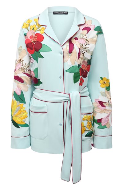 Женская шелковая рубашка DOLCE & GABBANA, арт. F5M25Z/G7VSP