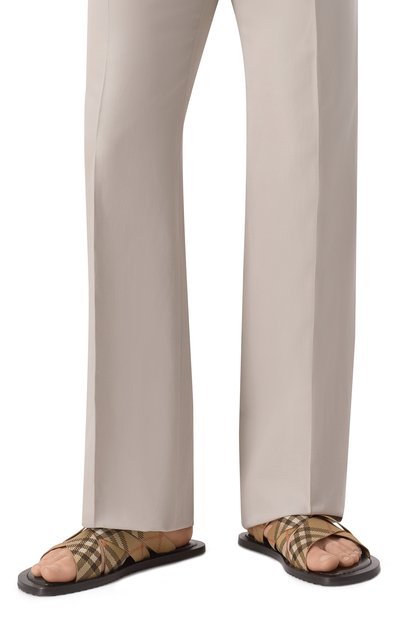 Текстильные шлепанцы pavilion BURBERRY, арт. 8106987, фото 3