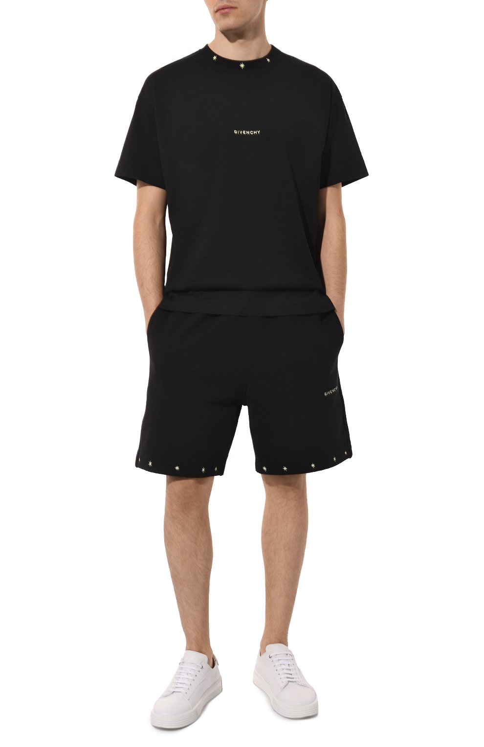 Хлопковая футболка GIVENCHY, арт. BM71JA3YN2, фото 2