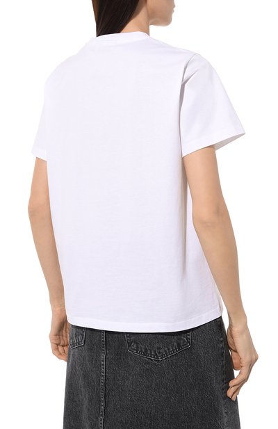 Хлопковая футболка GANNI, арт. T3832, фото 4