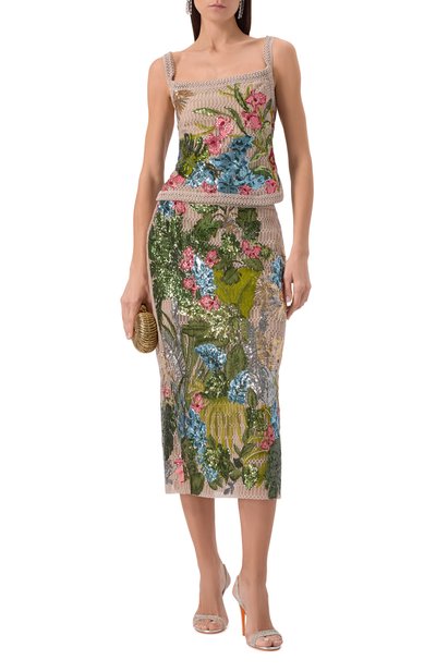 Юбка с отделкой пайетками ELIE SAAB, арт. SK161NS25/YA036, фото 2