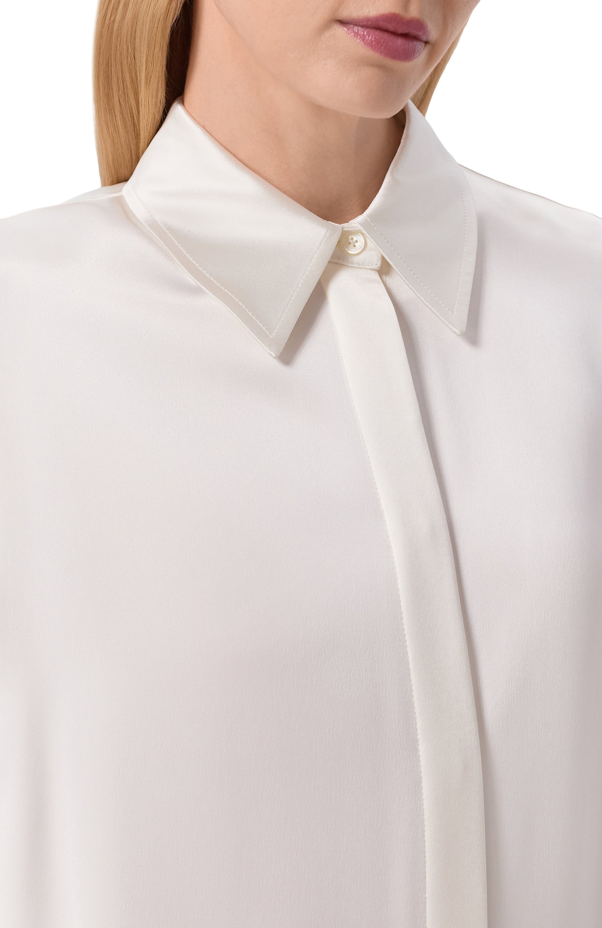 Атласная рубашка TOTEME, арт. 262-WRT0720-FB0546, фото 5