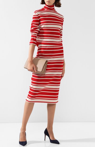 Укороченная водолазка в полоску PRADA, арт. 39464-1R1T-F0011, фото 2