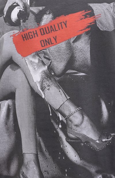 Хлопковая футболка BISIBIGLIO, арт. QUALITY LEGS/RIF (C0TT0NE PESANTE), фото 5