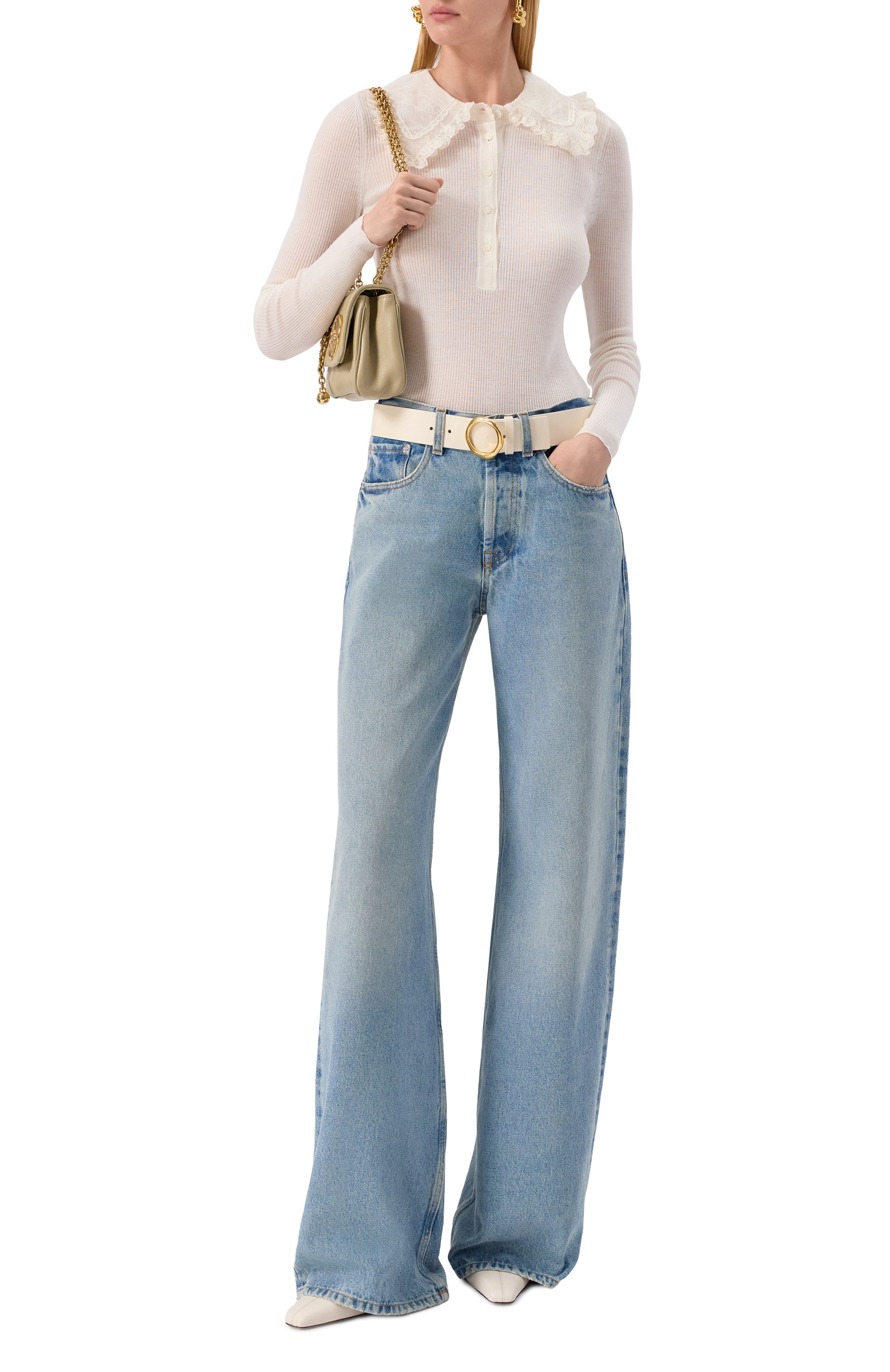 Шерстяное поло CHLOÉ, арт. CH25AHT58667, фото 2