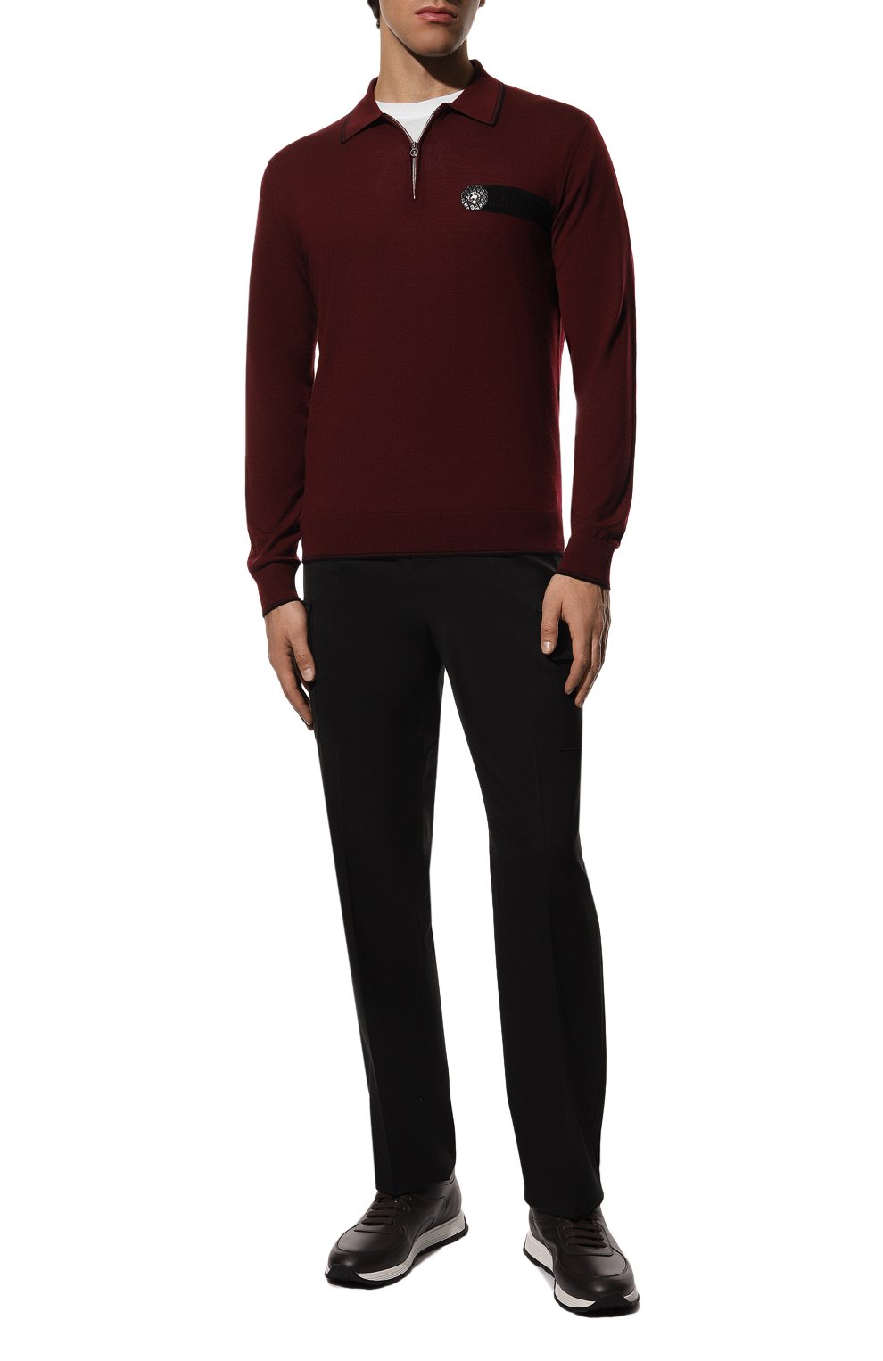 Поло с отделкой из кожи аллигатора STEFANO RICCI, арт. K606312AZ1/F22465, фото 2