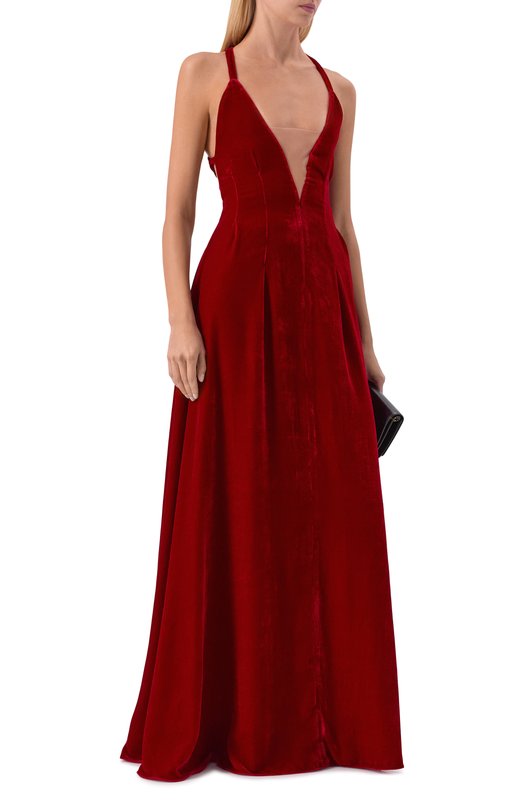 Бархатное платье Akhmadullina 1226.5DV623/V222 Бордовый  1226.5DV623/V222 Фото 2