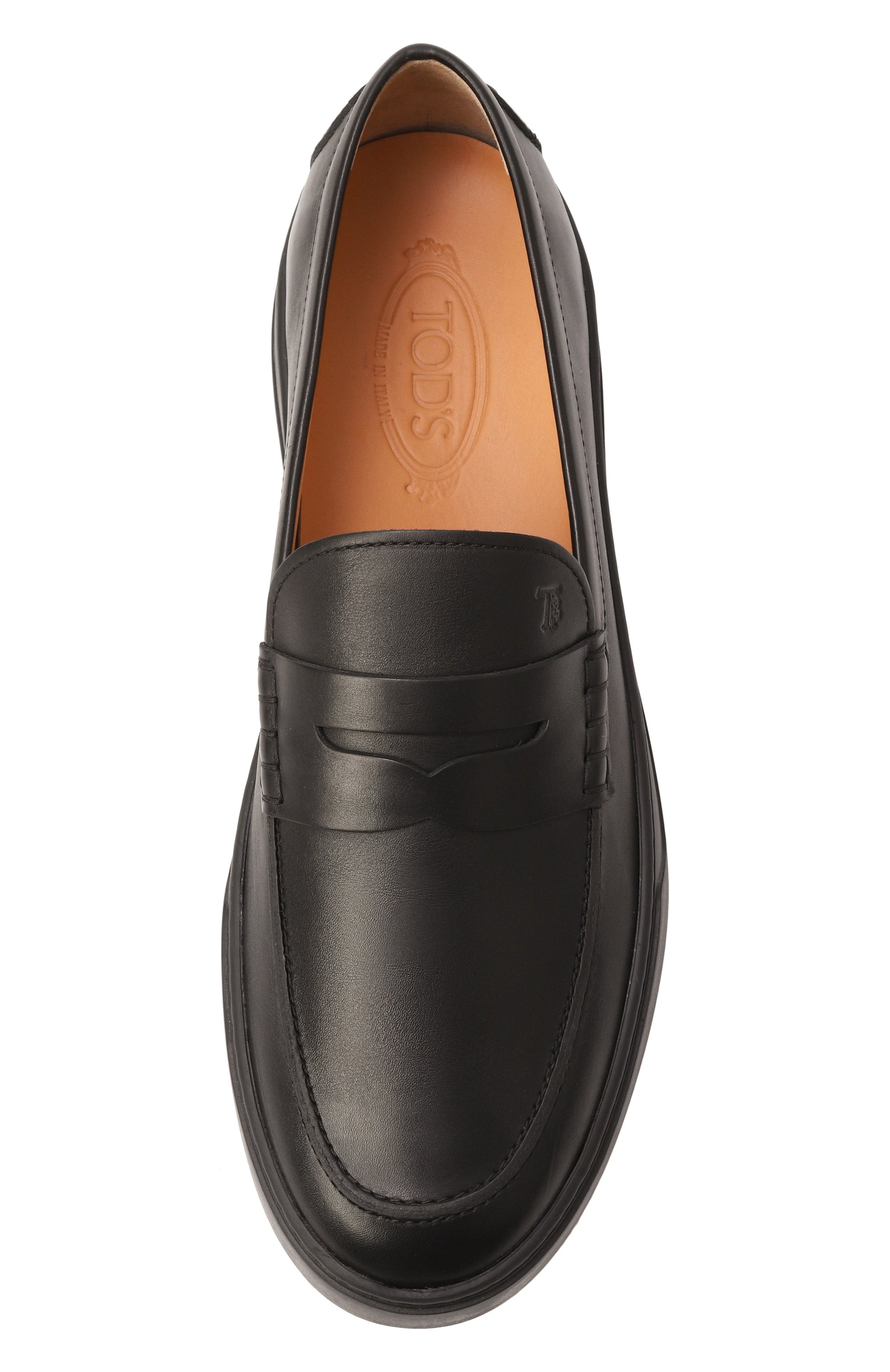 Кожаные пенни-лоферы TOD’S, арт. XXM04L00640/N6M, фото 6