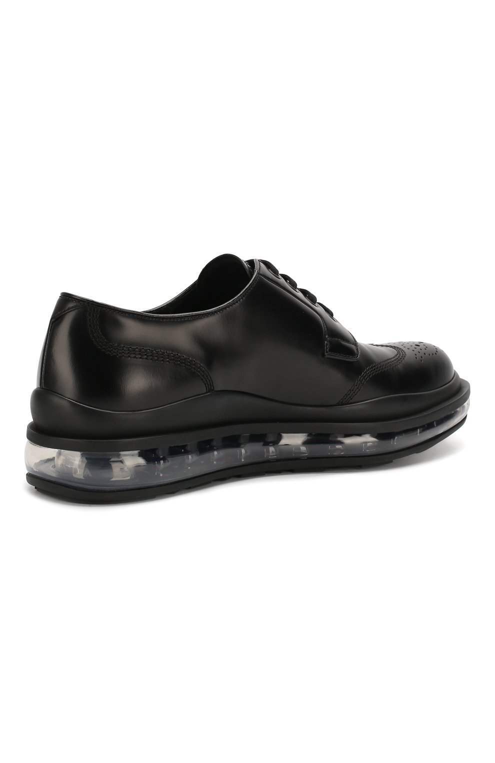 Кожаные дерби PRADA, арт. 2EG299-B4L-F0002, фото 4