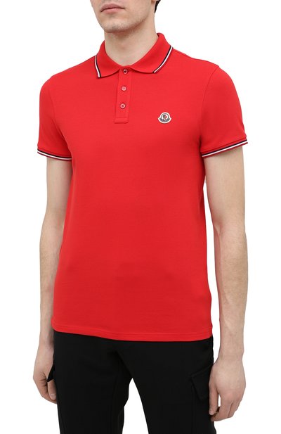 Хлопковое поло MONCLER, арт. G1-091-8A703-00-84556, фото 3