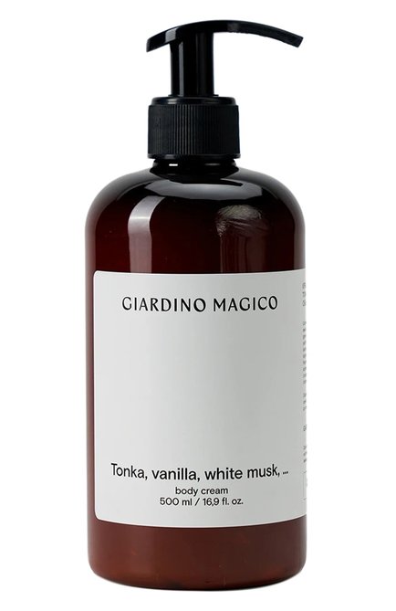 Женское крем для тела tonka, vanilla, white musk, … (500ml)  GIARDINO MAGICO, арт. 4660222281463