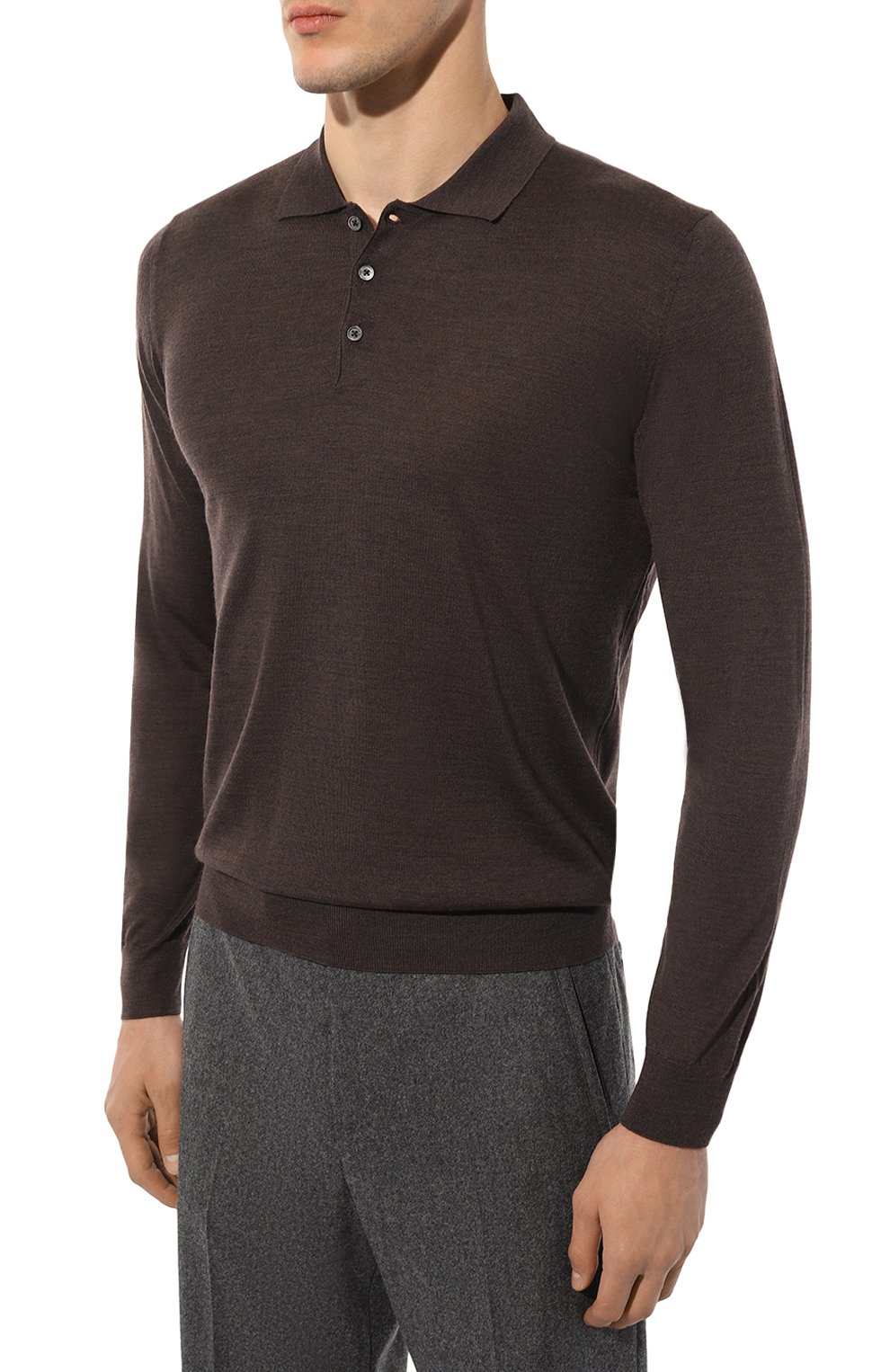 Шерстяное поло CORNELIANI, арт. 94M529-9425126, фото 3