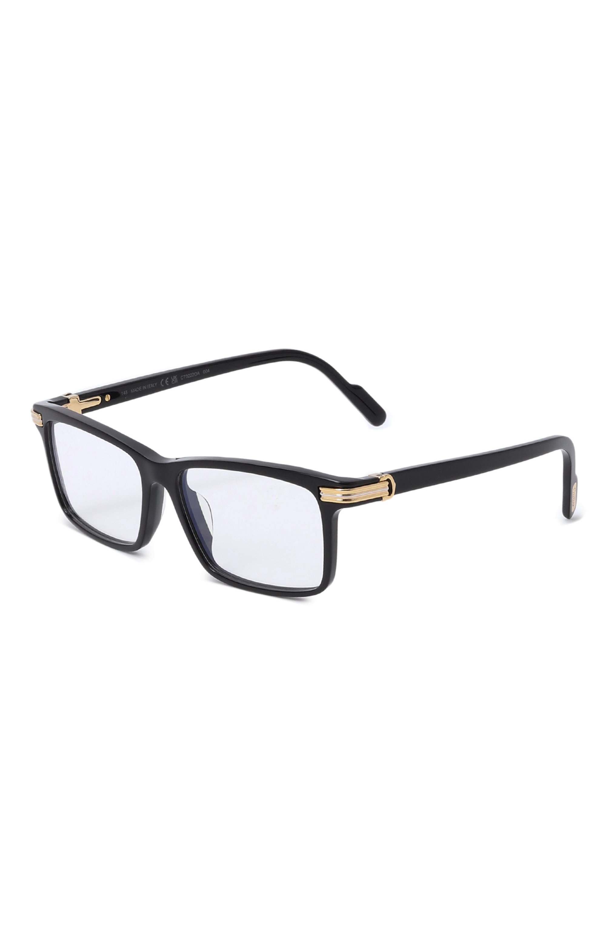 Оправа CARTIER черного цвета по цене 99950 руб., арт. CT02220A 004, фото 1 Оправа CARTIER, арт. CT02220A 004, фото 1