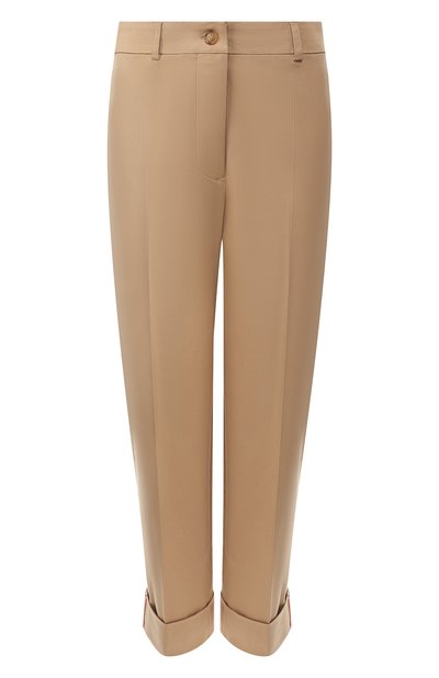 Женские хлопковые брюки BURBERRY, арт. 8010263