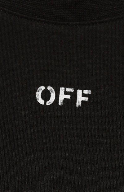 Хлопковая футболка OFF-WHITE, арт. 0MAA161C99JER001, фото 5