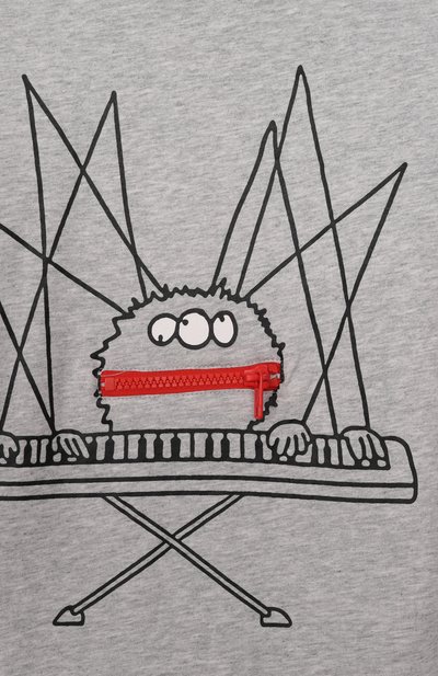 Хлопковая футболка STELLA MCCARTNEY, арт. TY8P01, фото 3