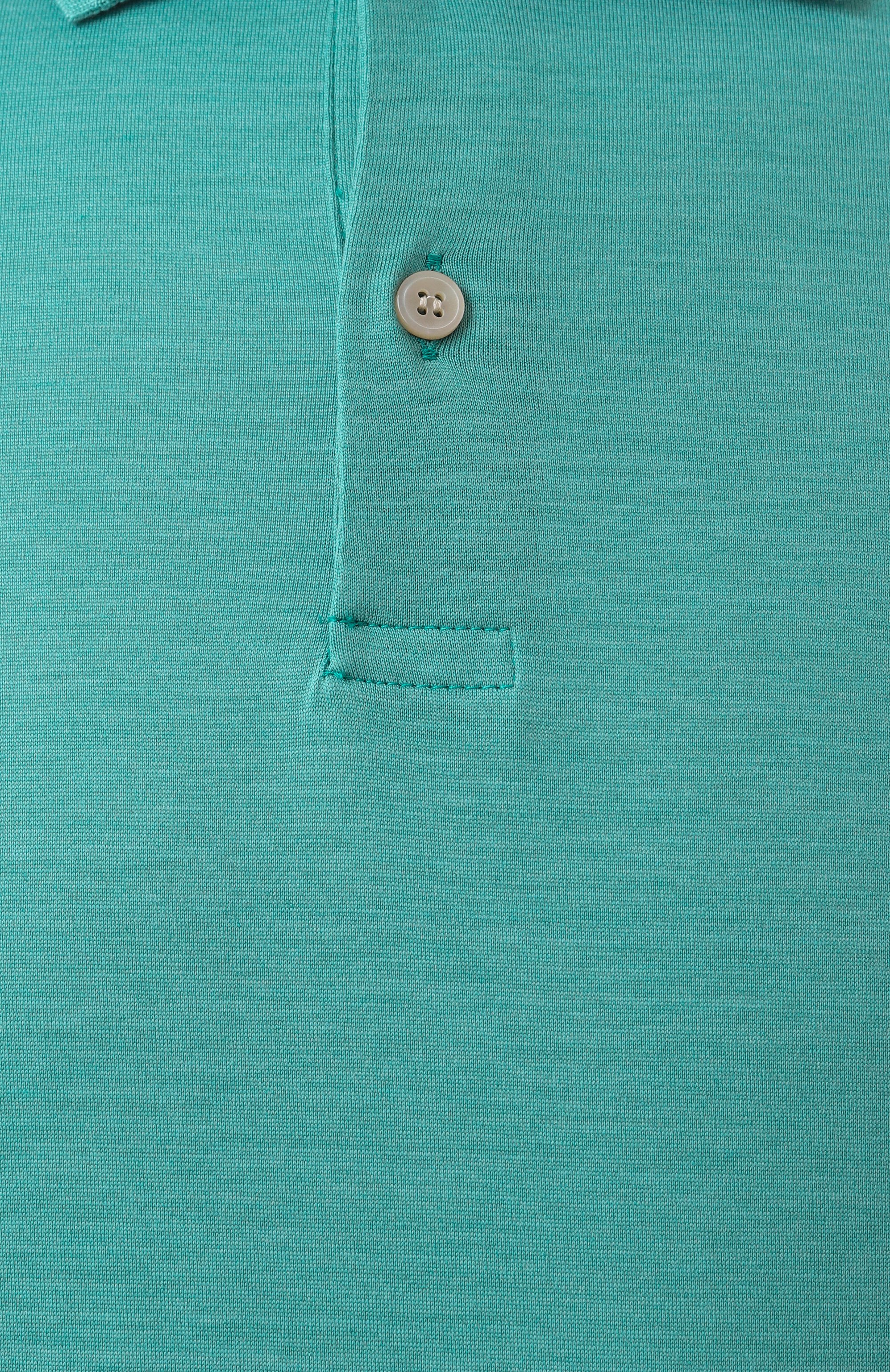 Поло из шелка и хлопка PAUL&SHARK, арт. 25411208, фото 6