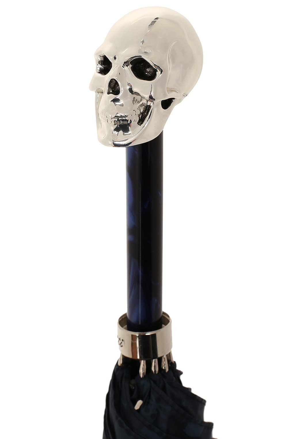 Зонт-трость PASOTTI OMBRELLI, арт. 416N/PLAT. BLU+TESCHI/W33, фото 5