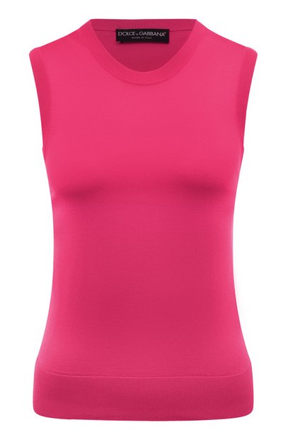 Женский шелковый топ DOLCE & GABBANA, арт. FXJ26T/JBSB7