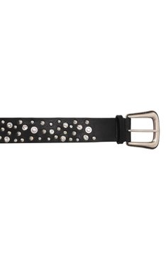 Женский кожаный ремень THE KOOPLES черного цвета, арт. AFCE29008K | Фото 4 (Нос: Не проставлено; Материал: Натуральная кожа; Кросс-КТ: Тонкие)