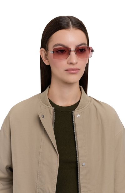 Солнцезащитные очки BOTTEGA VENETA розового цвета по цене 51500 руб., арт. BV1126S 007, фото 2 Солнцезащитные очки BOTTEGA VENETA, арт. BV1126S 007, фото 2