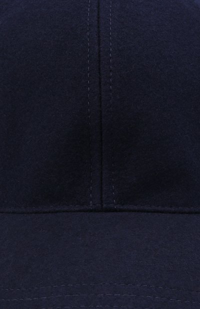 Шерстяная бейсболка PRADA темно-синего цвета по цене 55000 руб., арт. 2HC274-1UMT-F0124, фото 4 Шерстяная бейсболка PRADA, арт. 2HC274-1UMT-F0124, фото 4