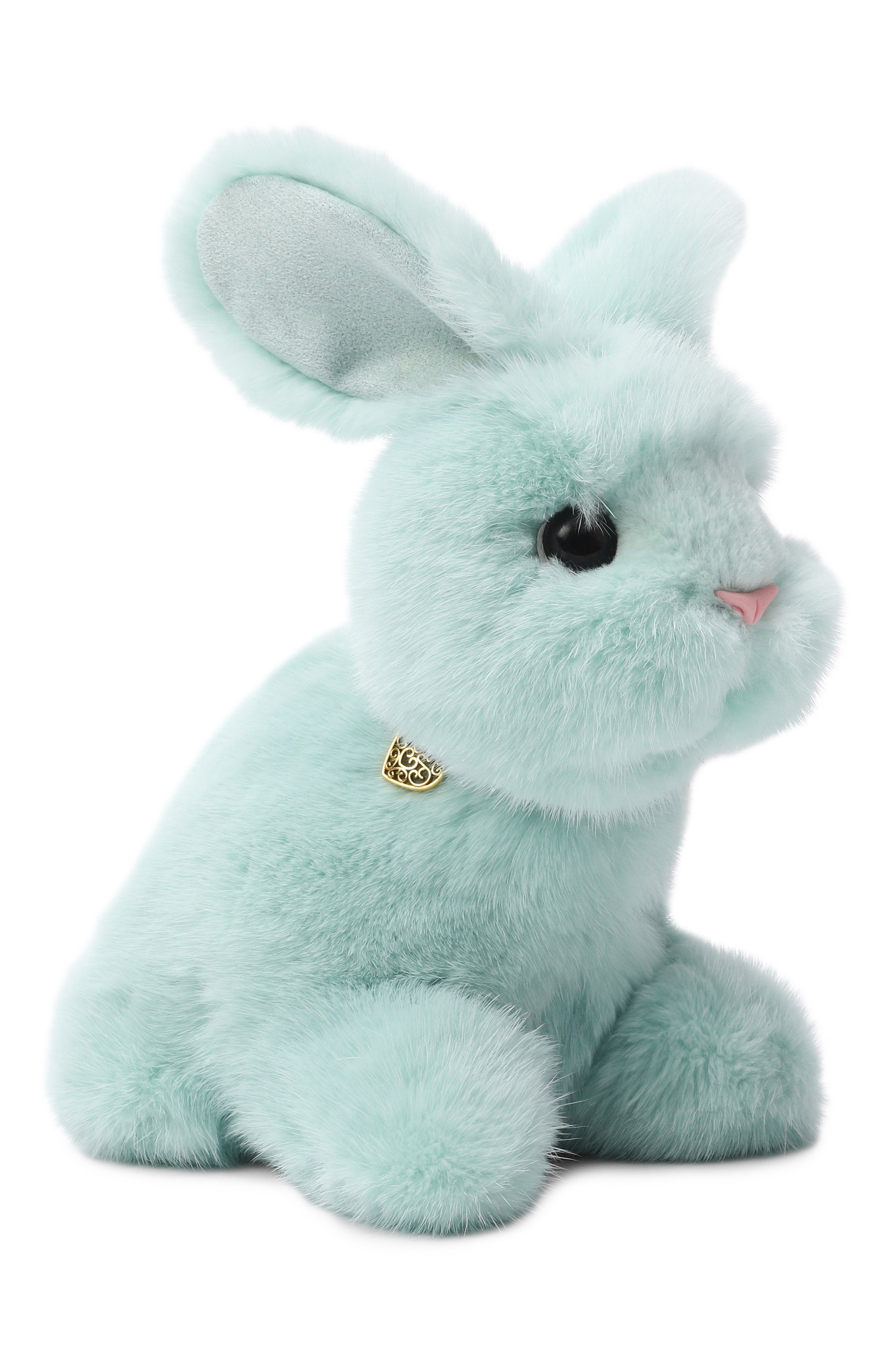 Мягкая игрушка кролик из норки CAROLON, арт. МИ-25-ПД-02, фото 2
