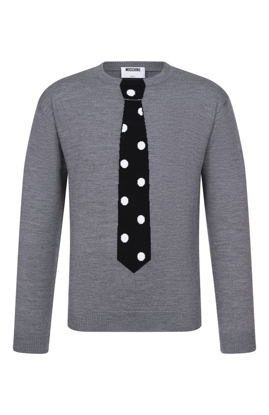 Шерстяной джемпер Moschino V0919/0200 Серый V0919/0200