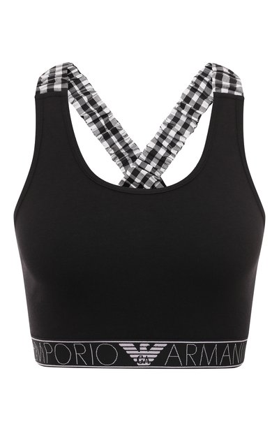Женская хлопковый топ EMPORIO ARMANI, арт. 164815/4R242