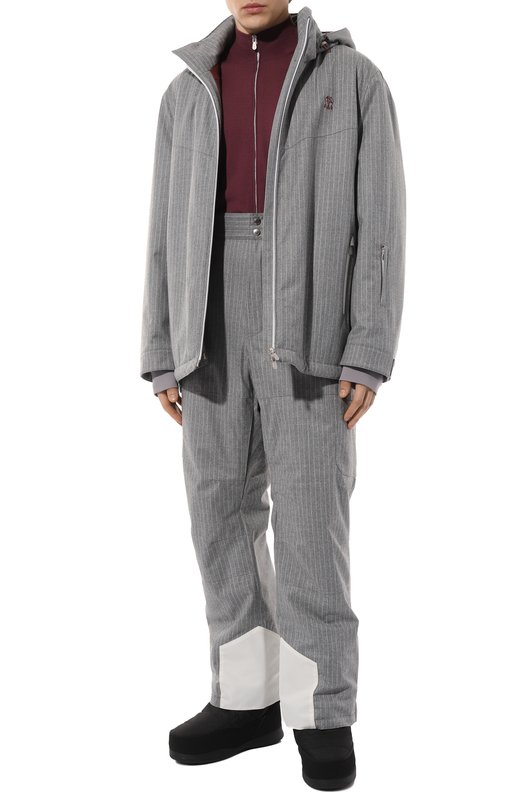 Шерстяная куртка Brunello Cucinelli M421MKG05 Серый  M421MKG05 Фото 2