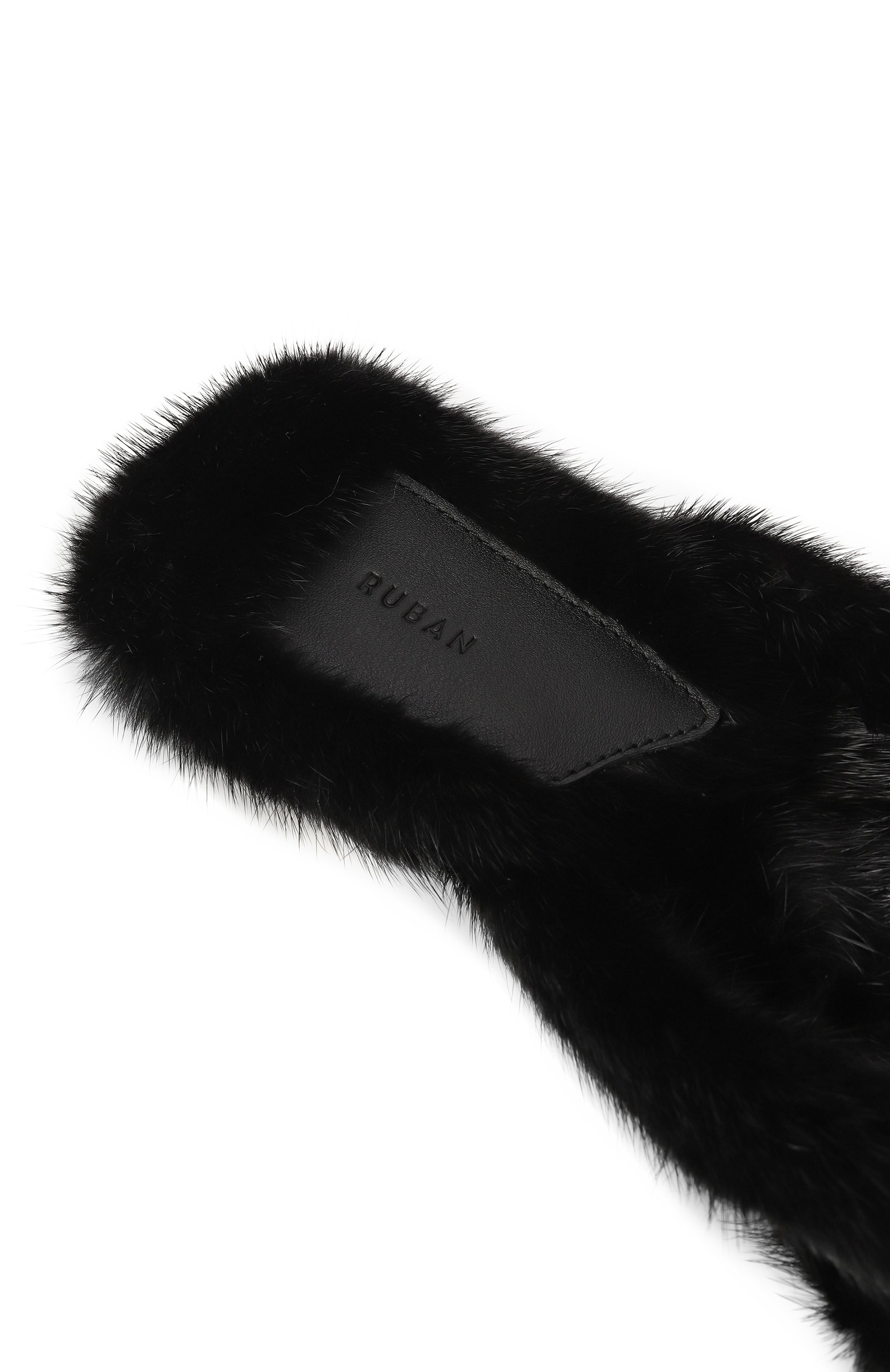 Меховые шлепанцы из норки RUBAN, арт. SN168.19.NOR900, фото 7