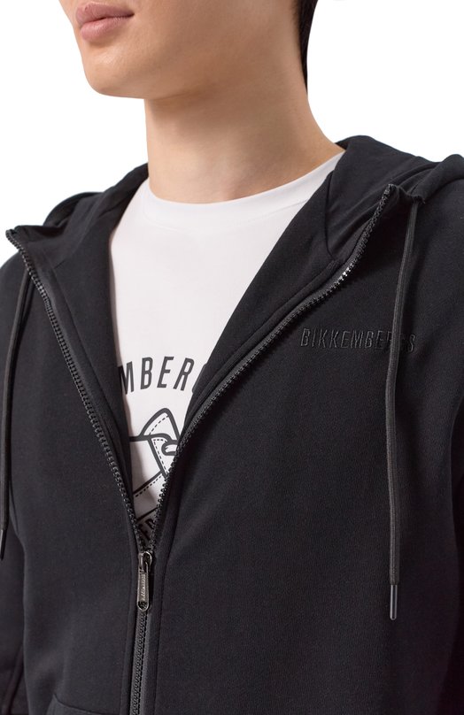 Хлопковый спортивный костюм Dirk Bikkembergs BMF1713 Чёрный  BMF1713 Фото 6