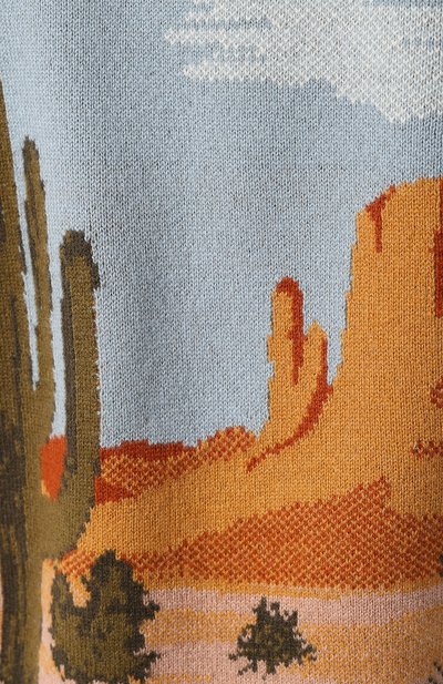 Джинсовая куртка ALANUI голубого цвета по цене 120500 руб., арт. LWYE001R19027040, фото 5 Джинсовая куртка ALANUI, арт. LWYE001R19027040, фото 5