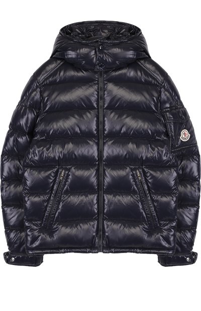 Стеганая куртка на молнии с капюшоном MONCLER ENFANT, арт. D2-954-41852-05-68950/8-10A, фото 1