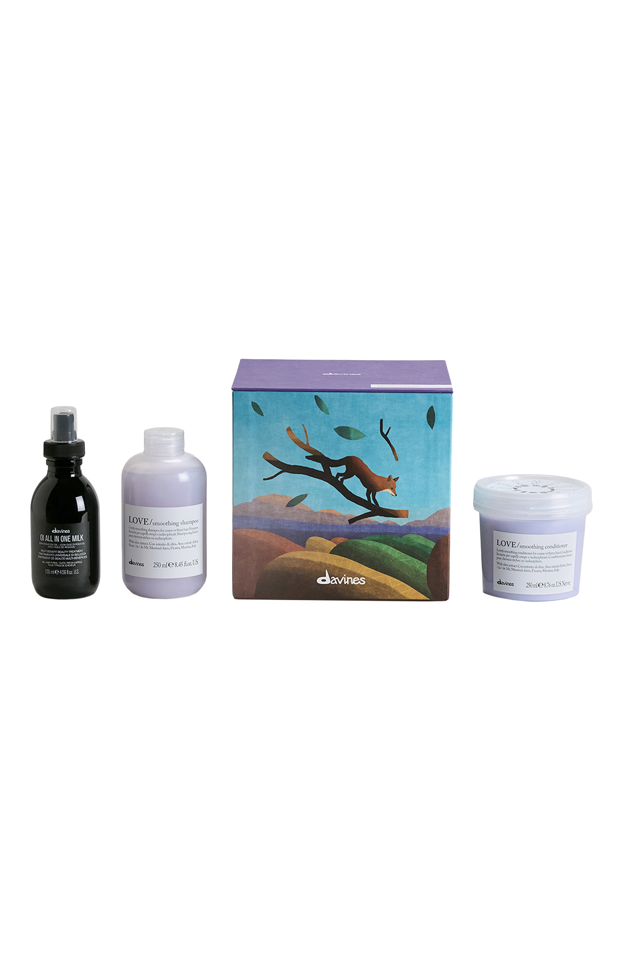 Набор love smoothing 2025 colourful mediterranean scrub (2x250+135ml) DAVINES бесцветного цвета по цене 11880 руб., арт. 75728, фото 1 Набор love smoothing 2025 colourful mediterranean scrub (2x250+135ml) DAVINES, арт. 75728, фото 1