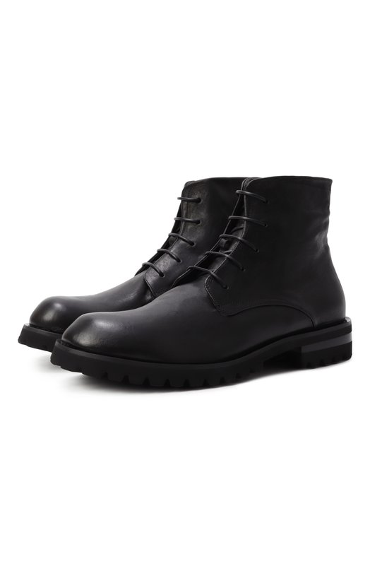 Кожаные ботинки Mattia Capezzani M2521/KURNI Чёрный M2521/KURNI
