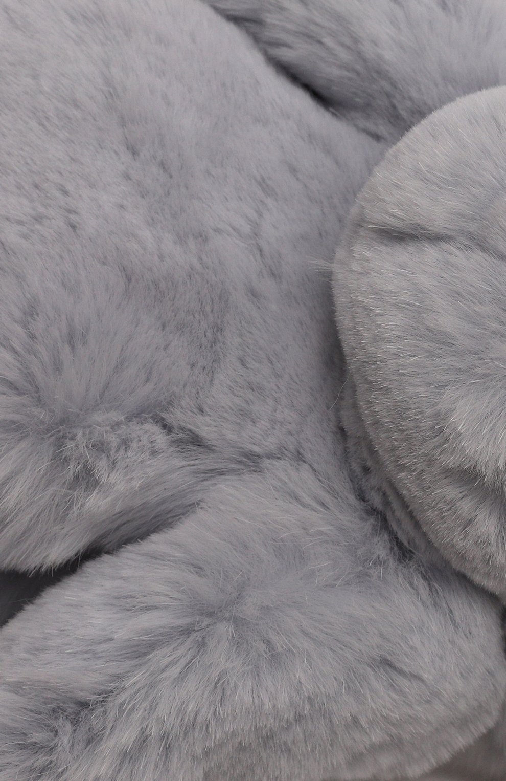 Меховой шарф из кролика YVES SALOMON ENFANT голубого цвета по цене 25100 руб., арт. 21WEA703XXREXX, фото 3 Меховой шарф из кролика YVES SALOMON ENFANT, арт. 21WEA703XXREXX, фото 3