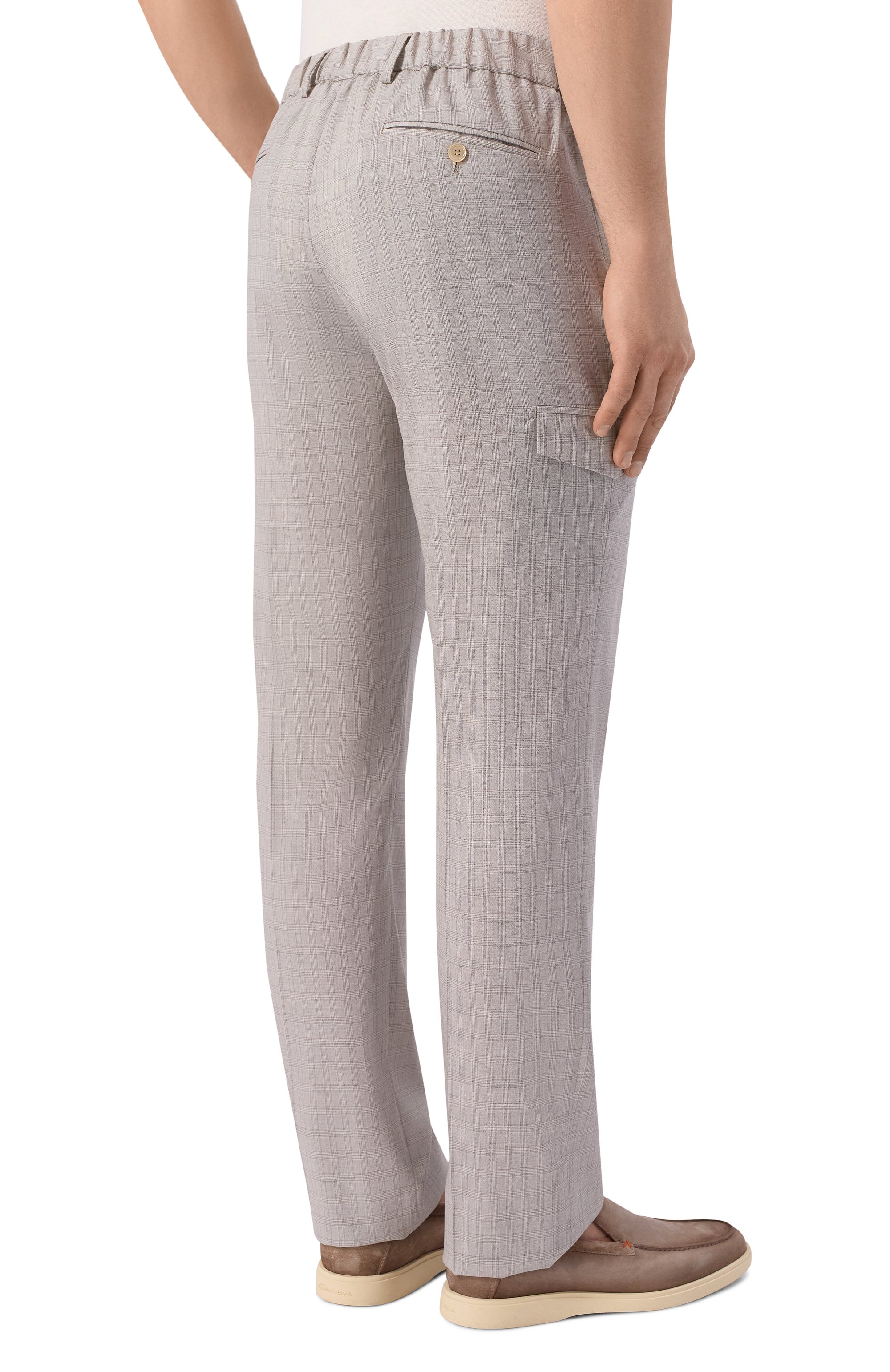 Шерстяные брюки-карго STEFANO RICCI, арт. M1T6100142/T066HA, фото 4