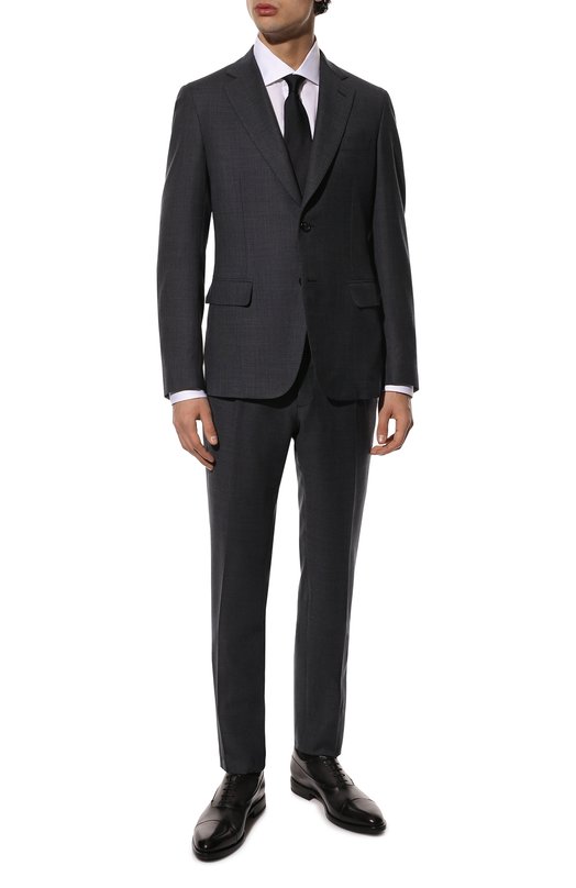 Шерстяной костюм Brioni RA7K25/P1A23/J0URNEY Синий RA7K25/P1A23/J0URNEY
