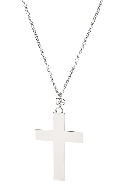 Подвеска DOLCE & GABBANA серебряного цвета по цене 41300 руб., арт. WNQ4C2 W1111/SILVER, фото 3 Подвеска DOLCE & GABBANA, арт. WNQ4C2 W1111/SILVER, фото 3